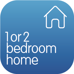1 or 2 bedroom home